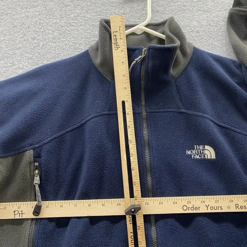 Vintage The North Face Gore Windstopper Fleece Jacket Men’s L Blue Gray Y2K